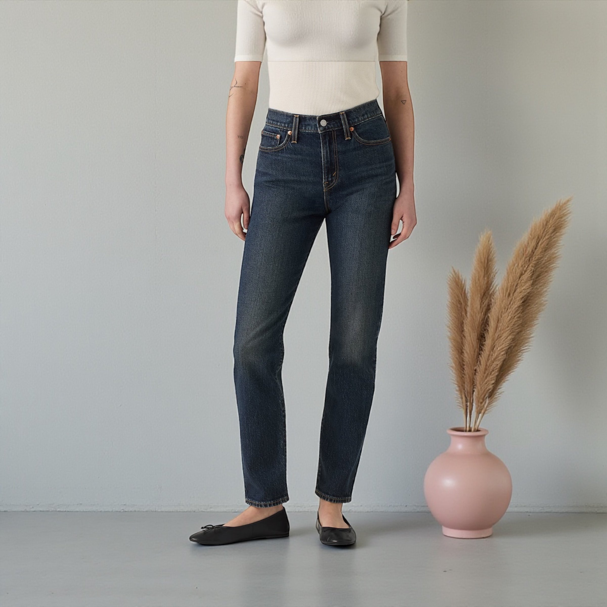 Women’s Levi’s® Wedgie High Waist Straight Legs Jeans 24 x 28