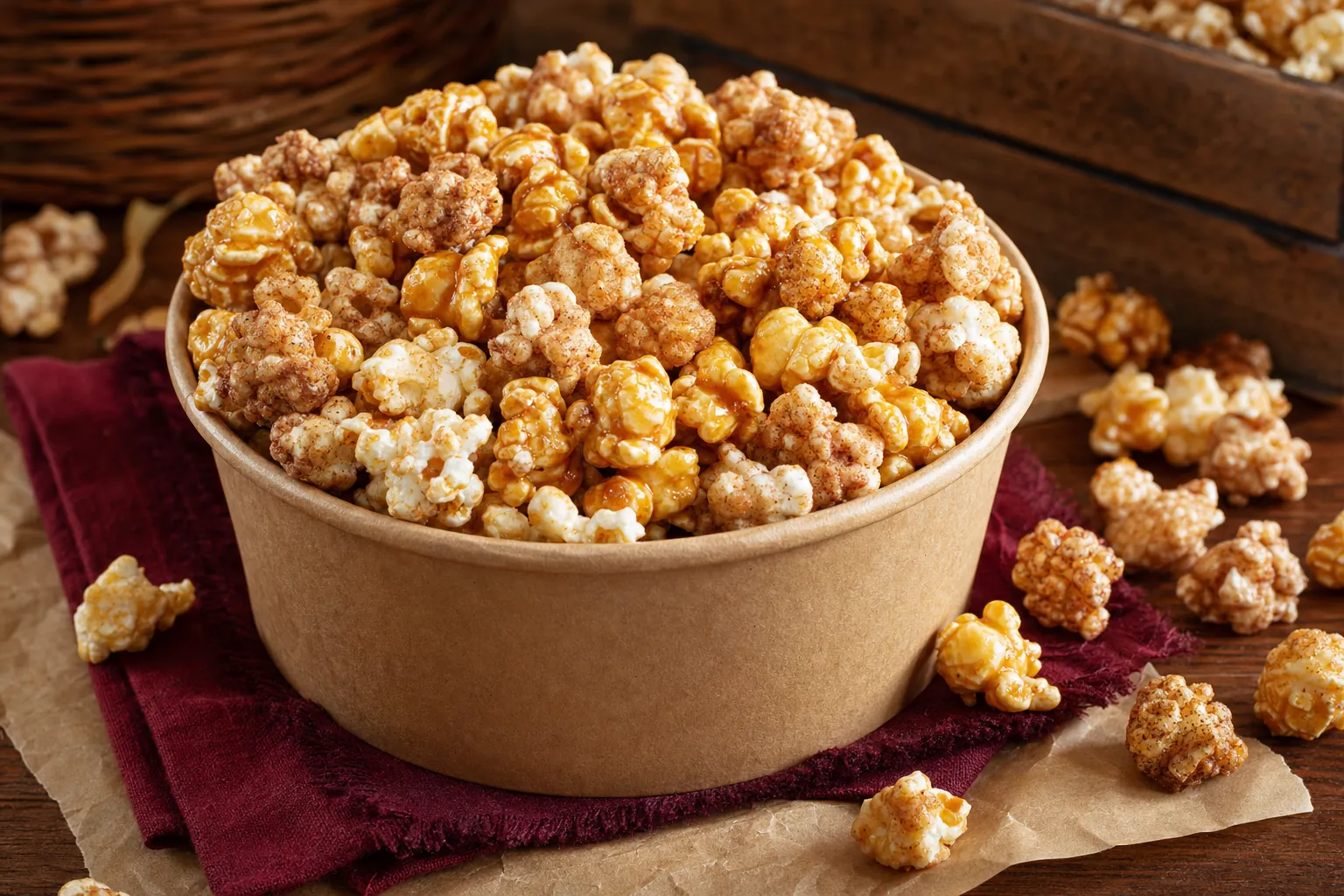 Gourmet Popcorn from Lady O's bakery