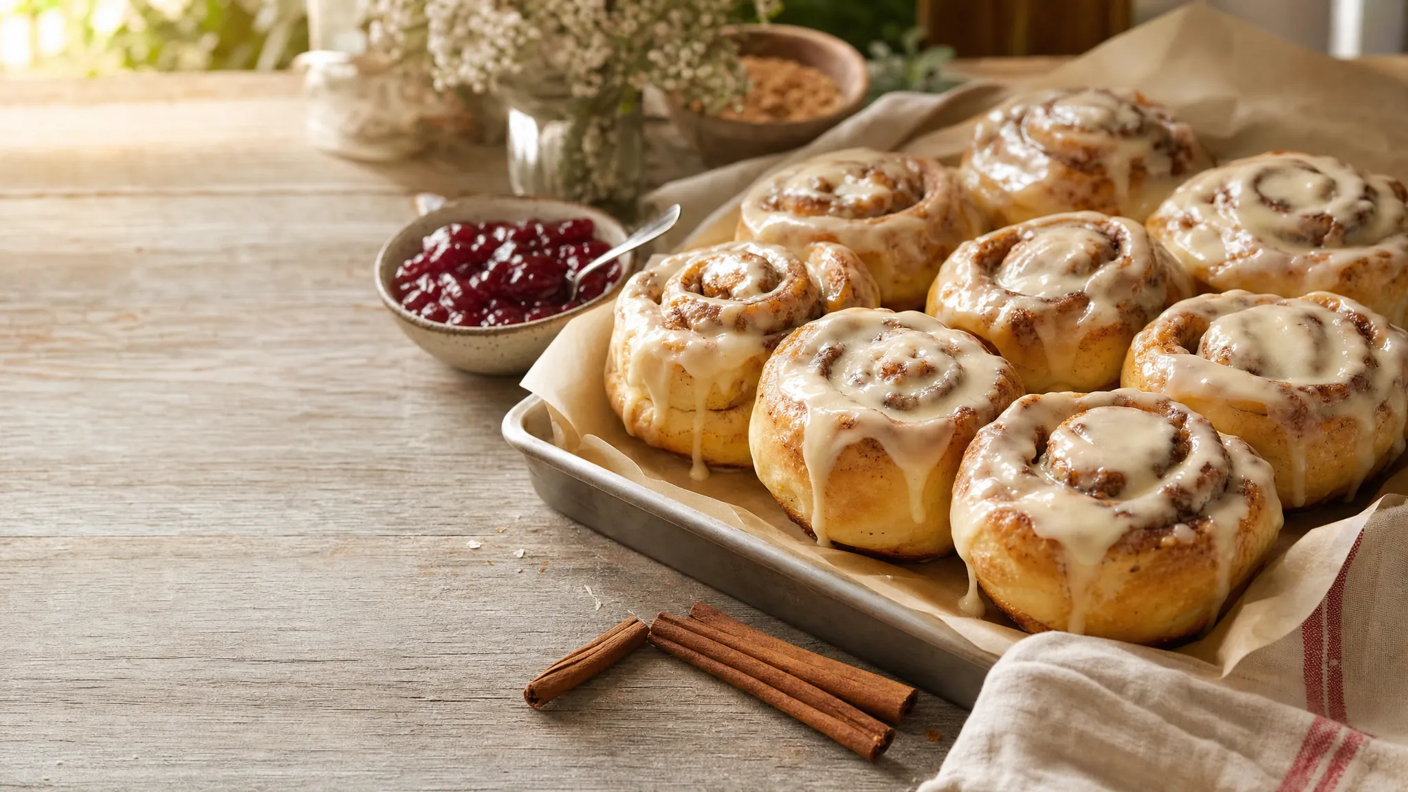 Cinnamon Rolls from Lady O's bakery
