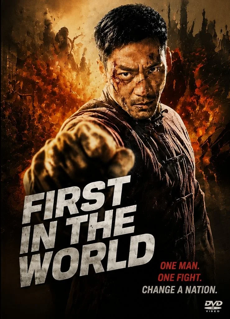 First in the World a.k.a. Fist Spearhead (2021) Martial Arts Film DVD-R (MOD) | Jiang Tong DVD cover