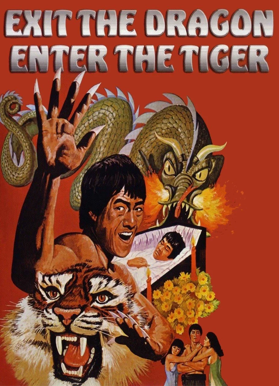 "Bruce Li Shines in 'Exit the Dragon Enter the Tiger': A Must-Watch for Martial Arts Fans" DVD cover