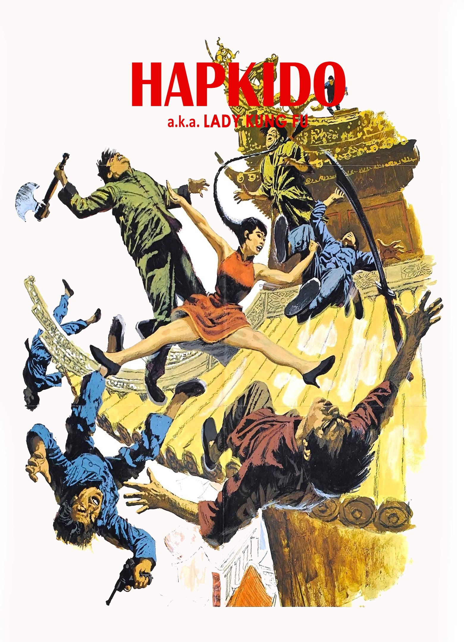 Hapkido Aka Lady Kung Fu 1972 Movie DVD DVD cover