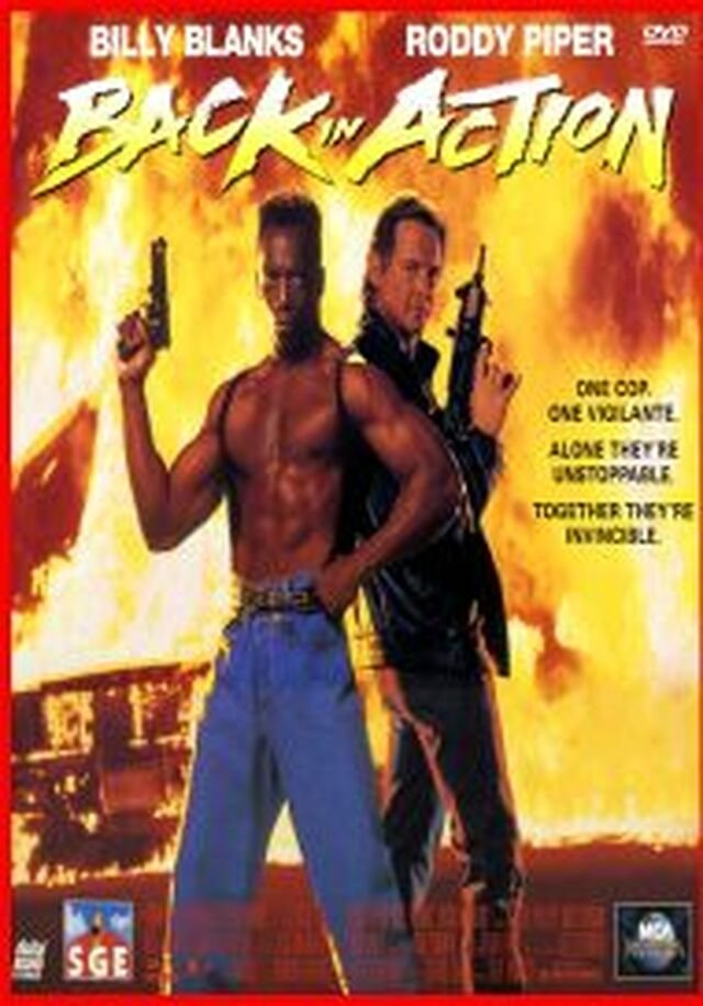 Back in Action Billy Blanks Dvd DVD cover