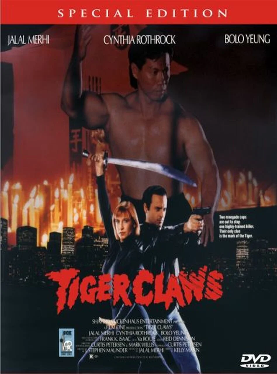 Tiger Claws Cynthia Rothrock DVD DVD cover