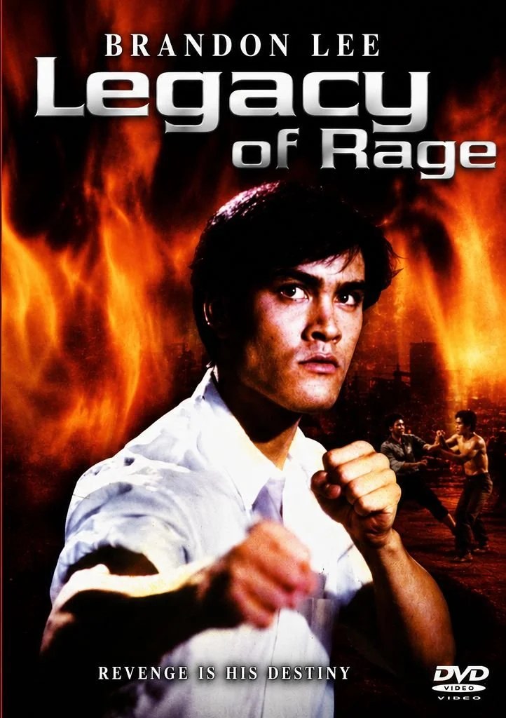 Legacy of Rage (1986) Brandon Lee DVD cover