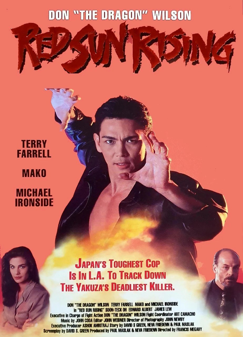 Red Sun Rising (1994) Don “The Dragon” Wilson DVD | Cinema Kung Fu DVD cover