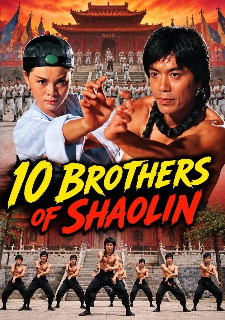 10 Brothers of Shaolin (1977) DVD cover