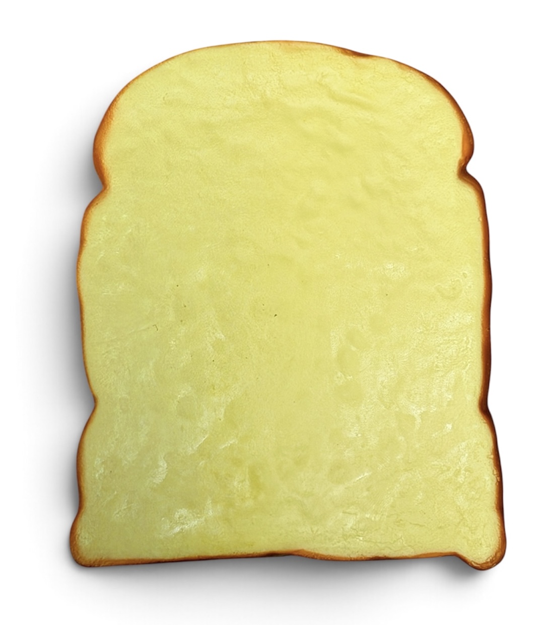 Toast-shaped slow rise foam squishy