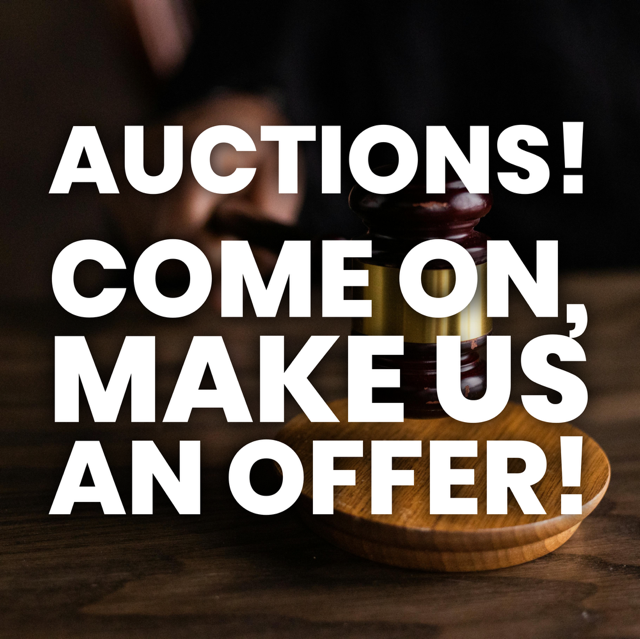 Auctions, come on, make us an offer