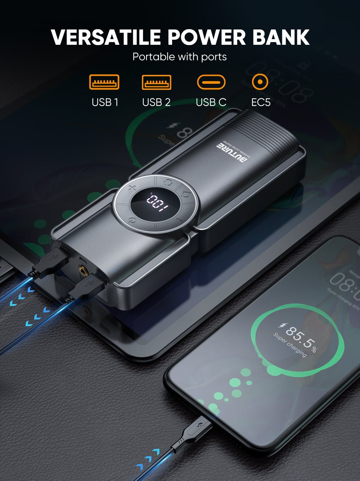 Buture Beta01 jump starter detail 5