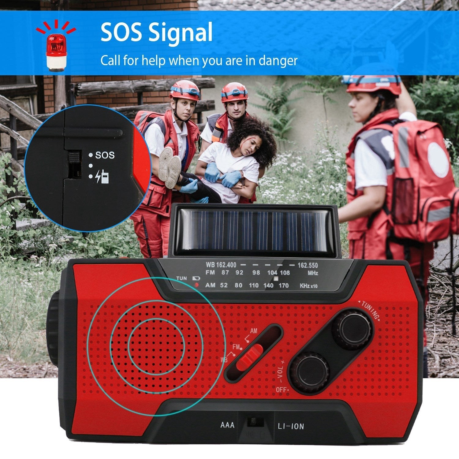 Emergency weather radio detail 7