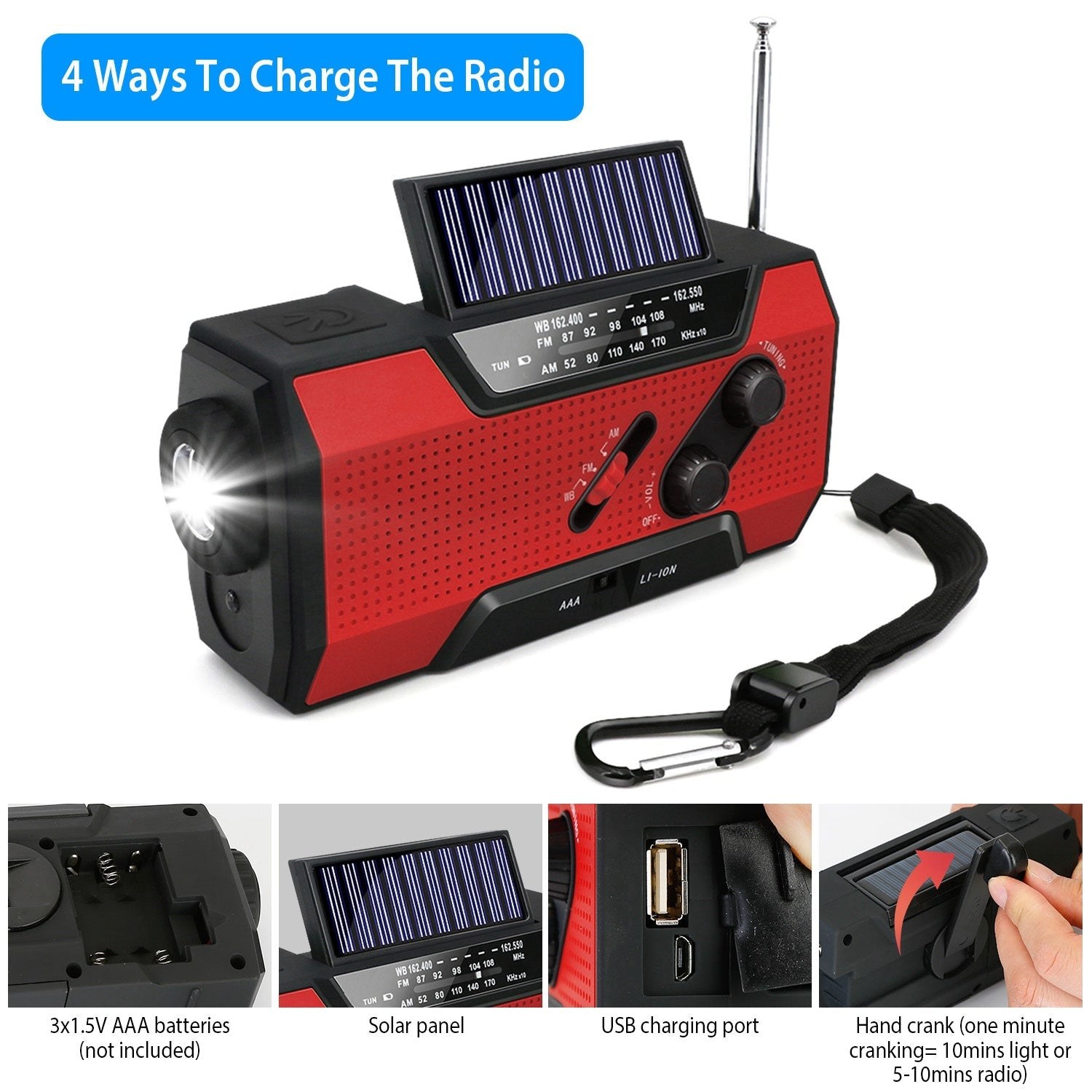 Emergency weather radio detail 8