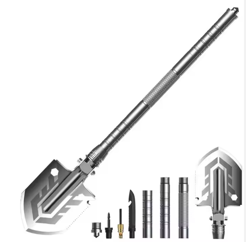 Folding shovel multi-tool