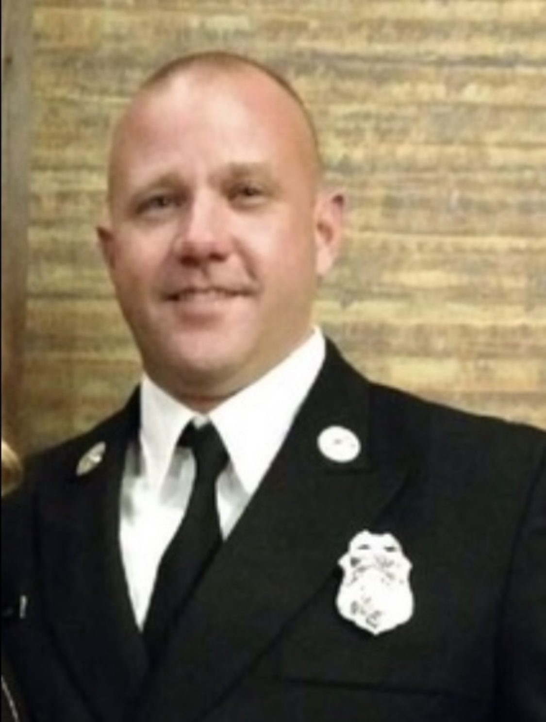 Fire department dress-uniform portrait