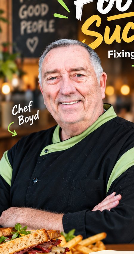 Chef Boyd of The Foodie Cafe in Chico California