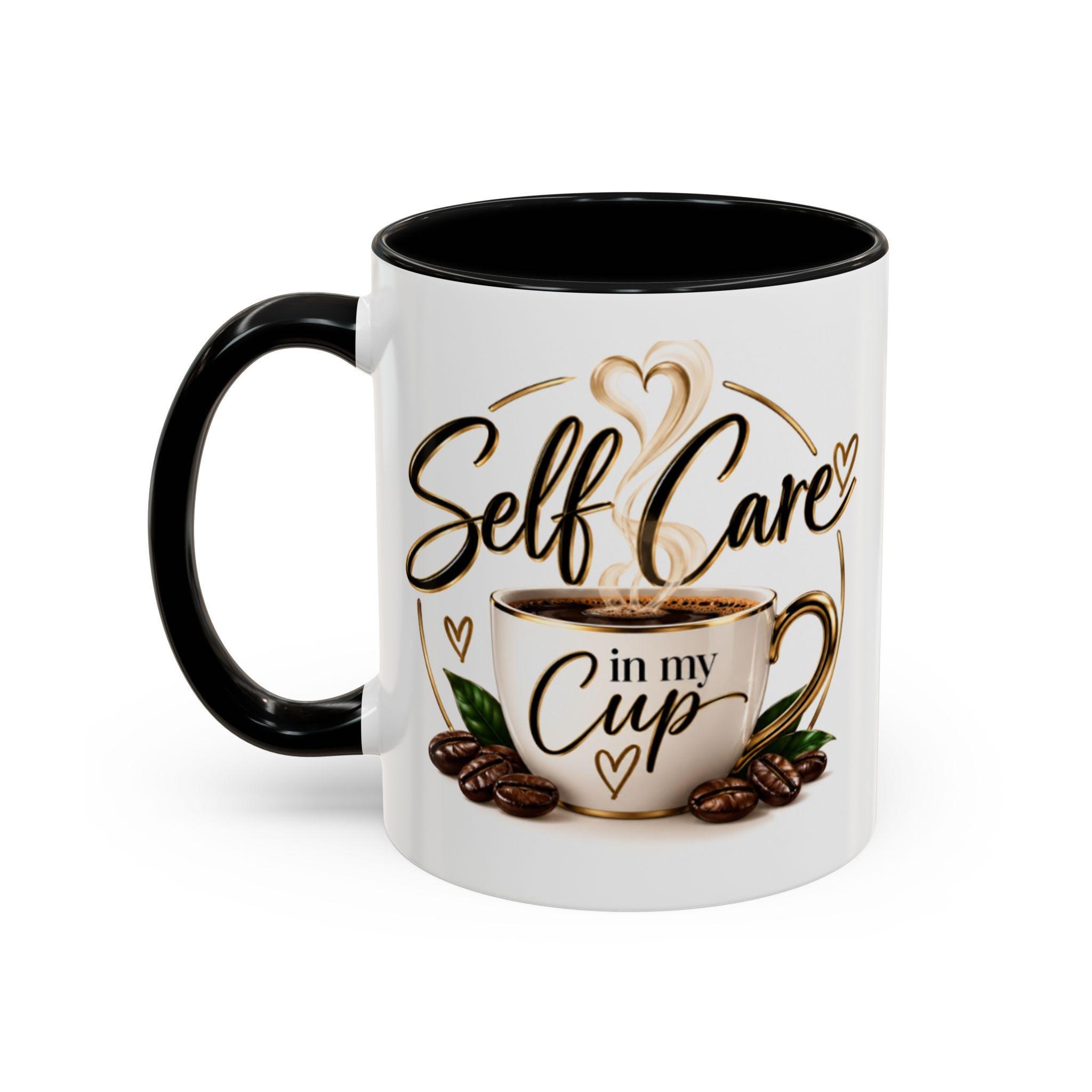 Coffee Lover Script Mug | Accent Coffee Mug 11oz 15oz view 1