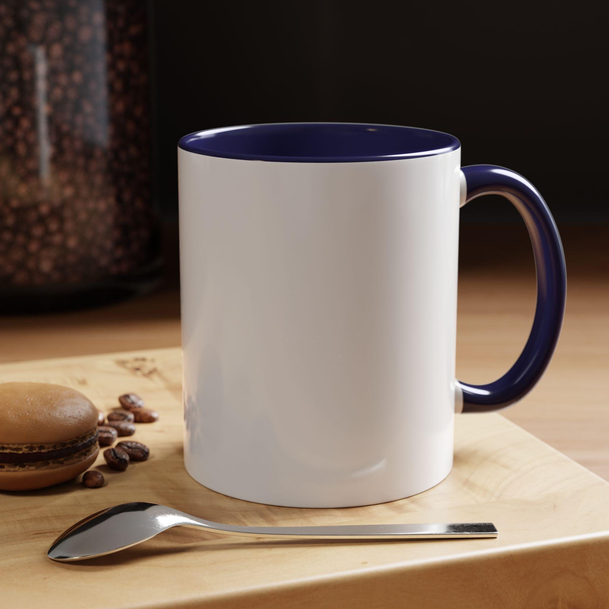Coffee Lover Script Mug | Accent Coffee Mug 11oz 15oz view 11