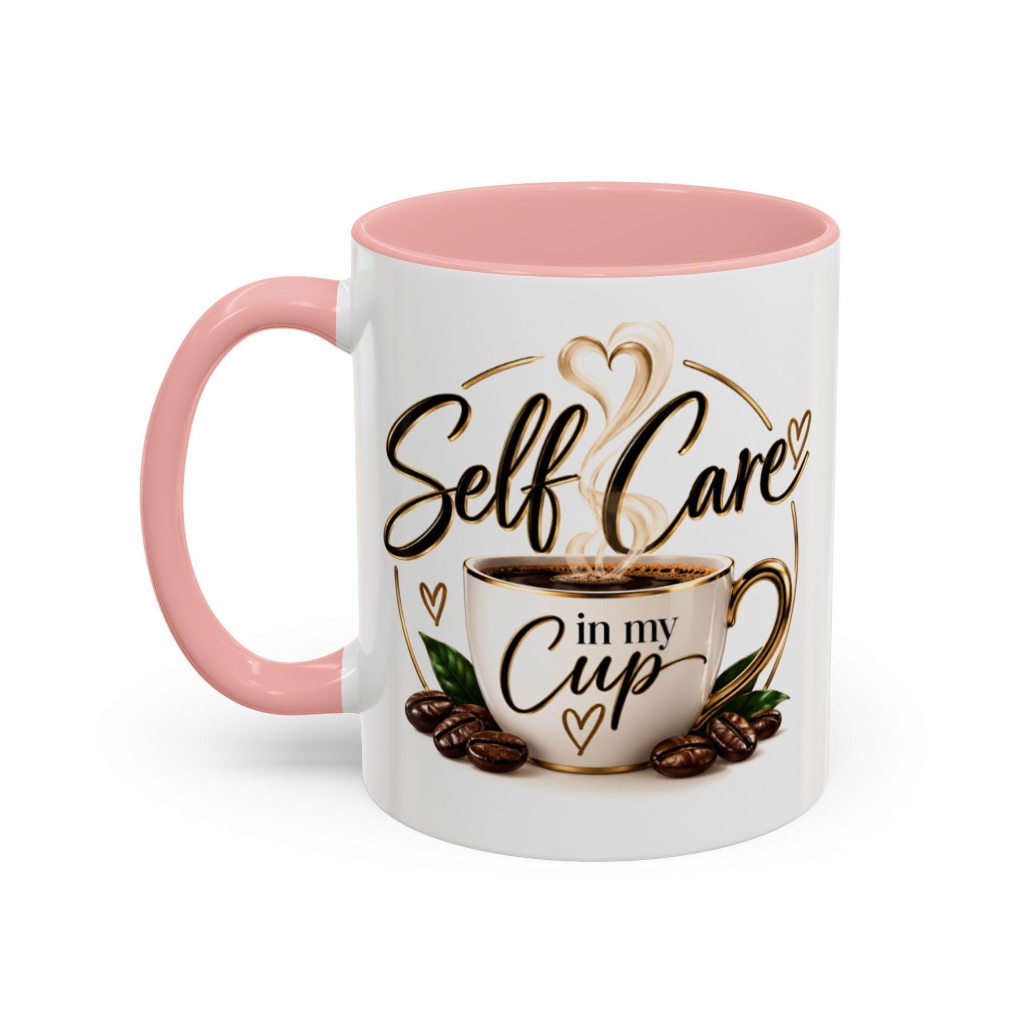 Coffee Lover Script Mug | Accent Coffee Mug 11oz 15oz view 15