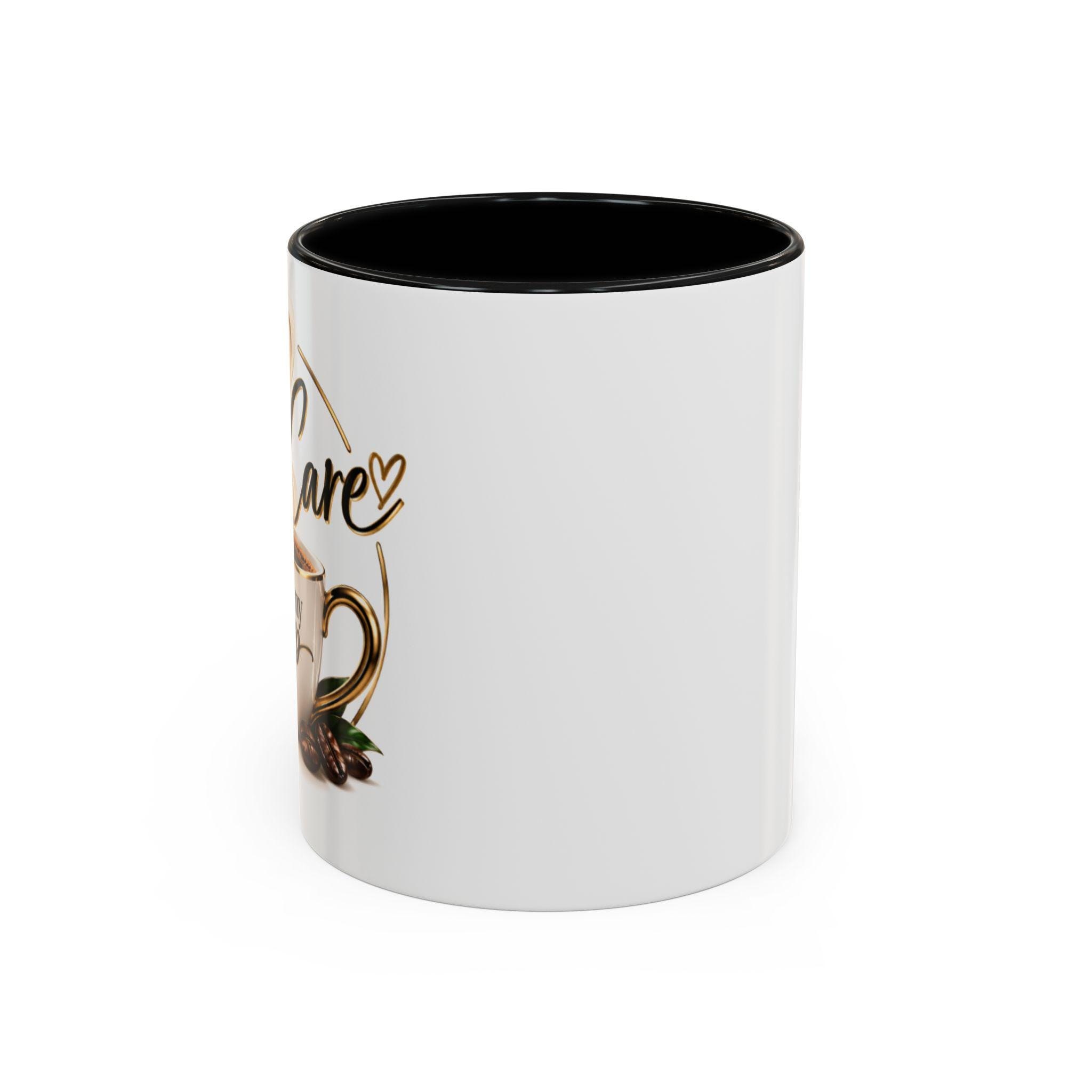 Coffee Lover Script Mug | Accent Coffee Mug 11oz 15oz view 2