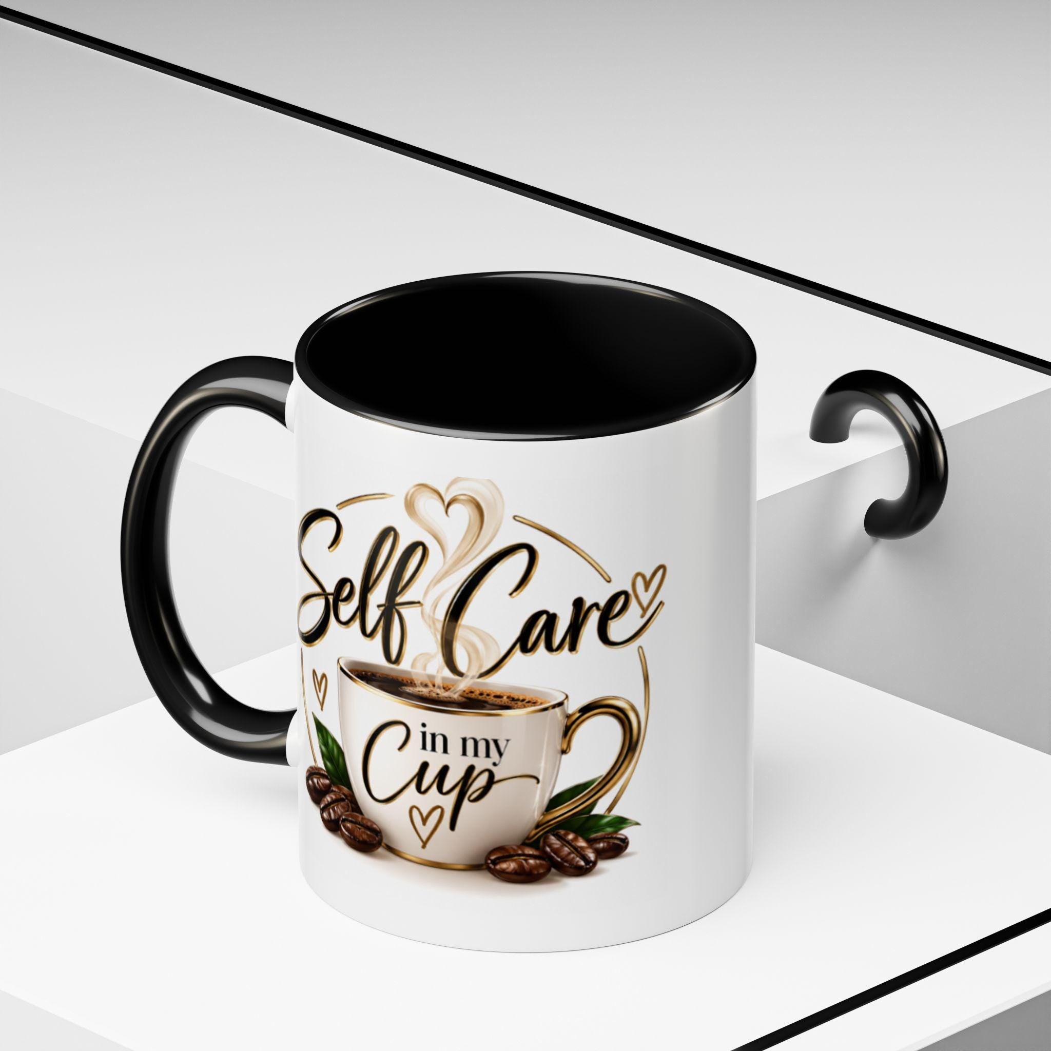 Coffee Lover Script Mug | Accent Coffee Mug 11oz 15oz view 6