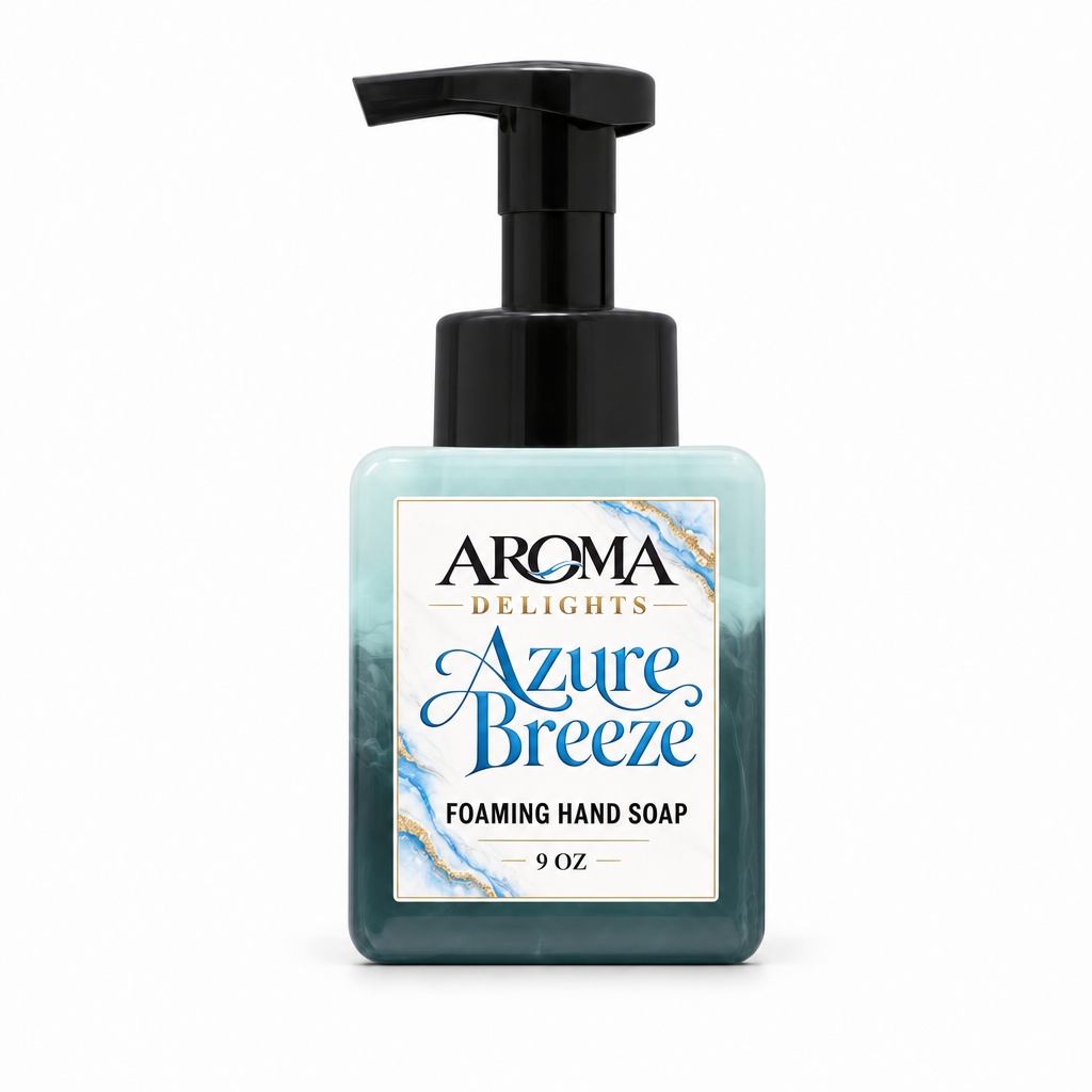 Azure Breeze Foaming Hand Soap by Aroma Delights