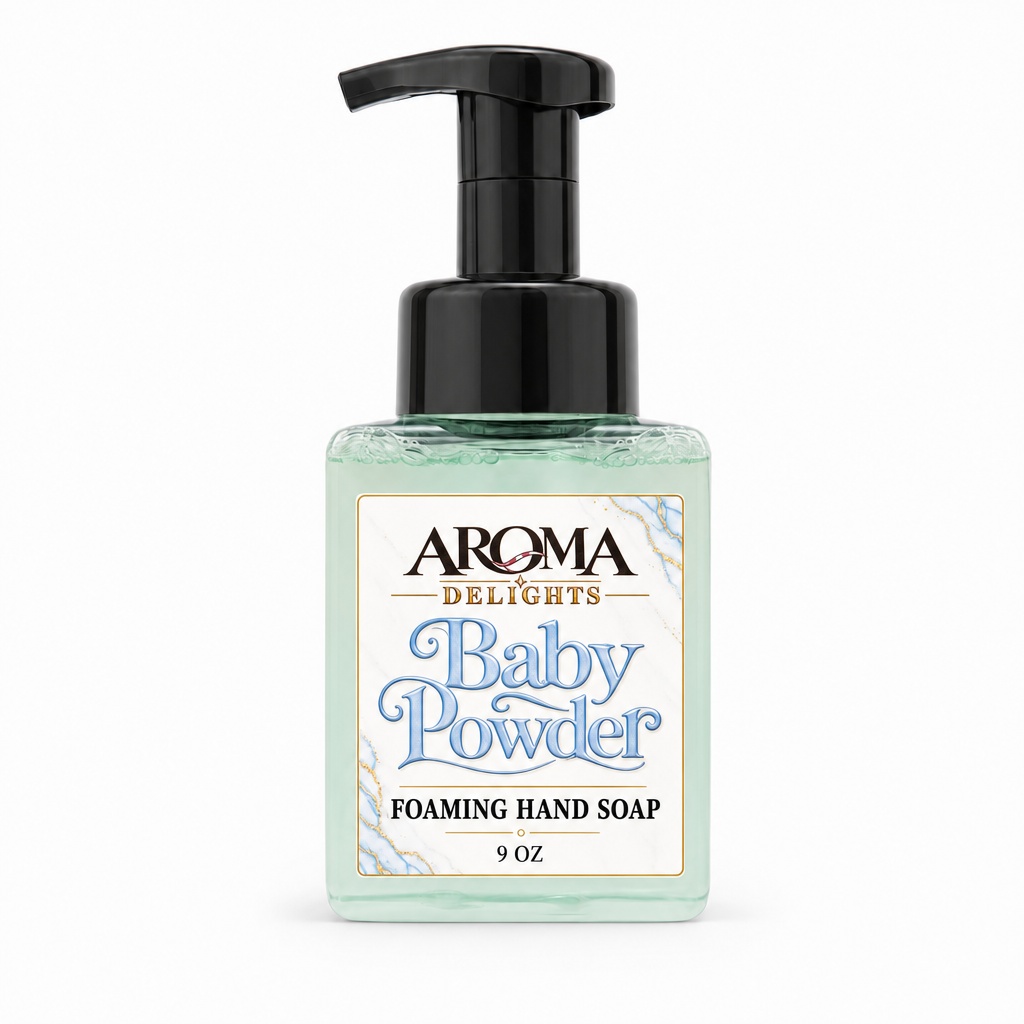 Baby Powder Foaming Hand Soap by Aroma Delights