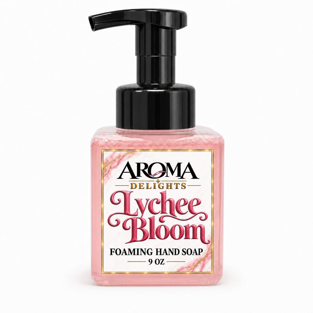 Lychee Bloom Foaming Hand Soap by Aroma Delights