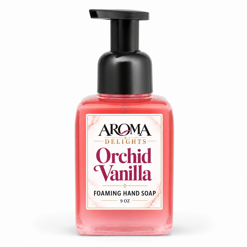 Orchid Vanilla Foaming Hand Soap by Aroma Delights