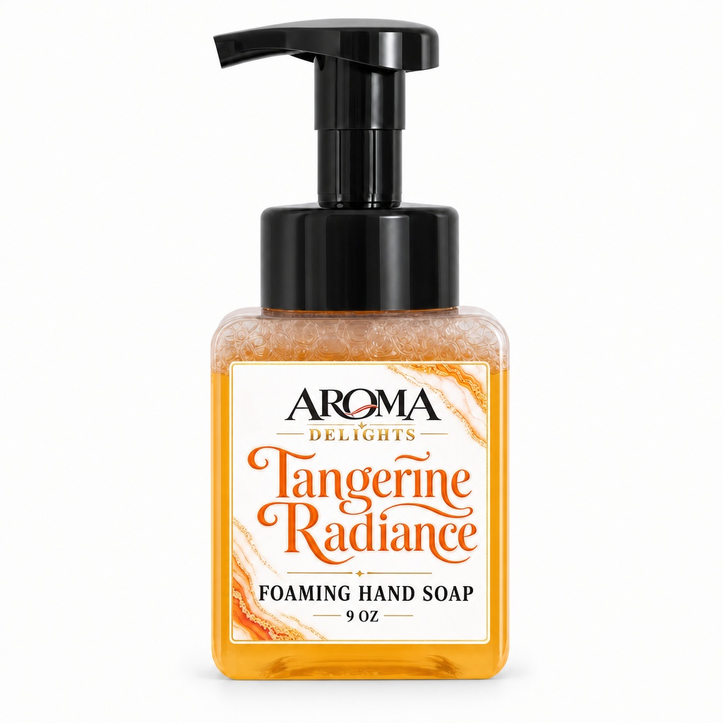 Tangerine Radiance Foaming Hand Soap by Aroma Delights
