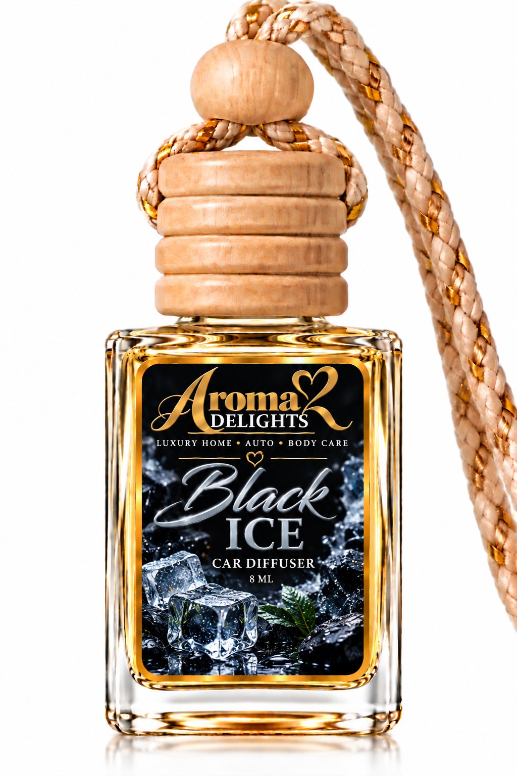 Black Ice Car Diffuser by Aroma Delights