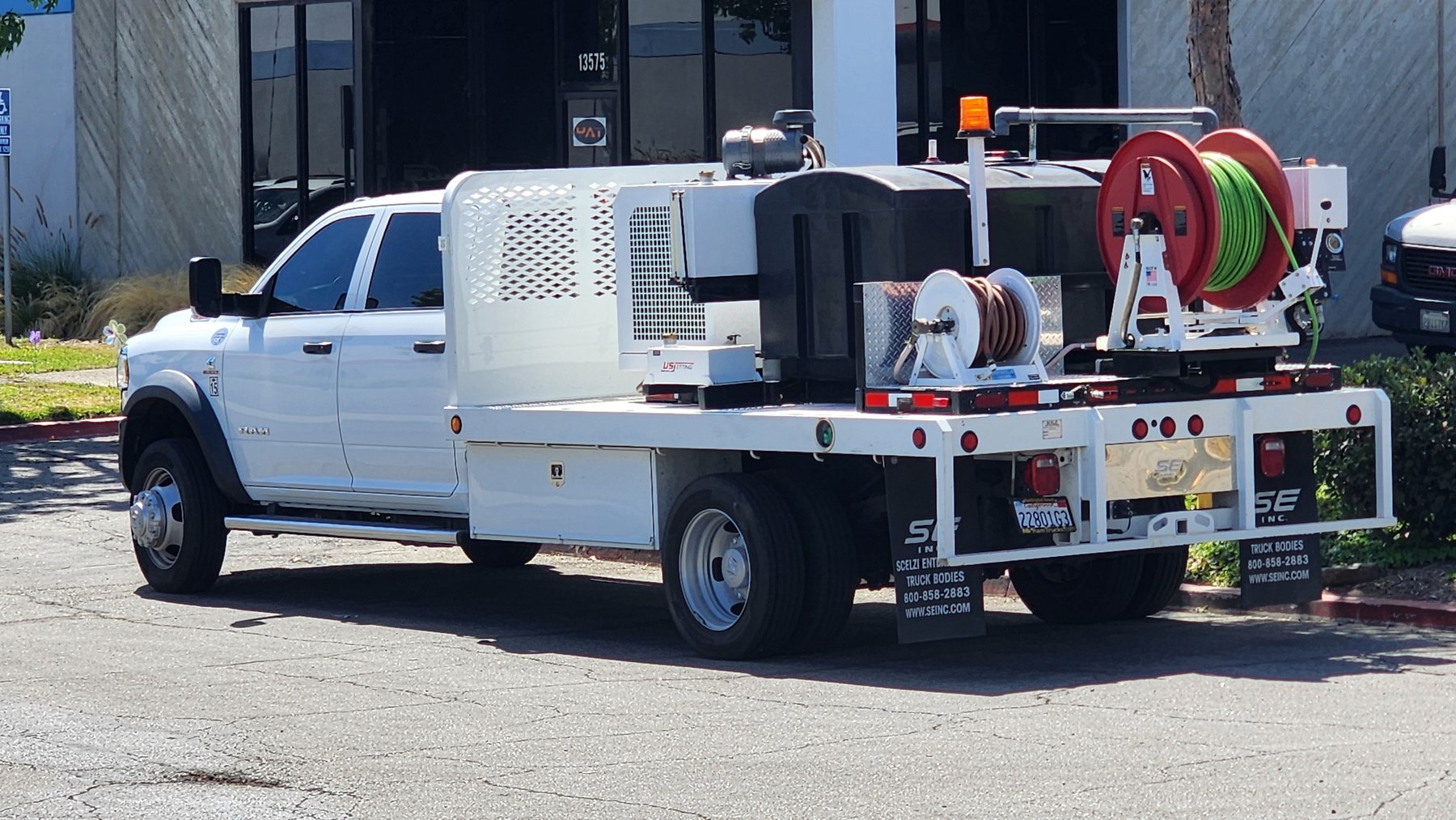 Anytime Rooter service truck with sewer and drain equipment