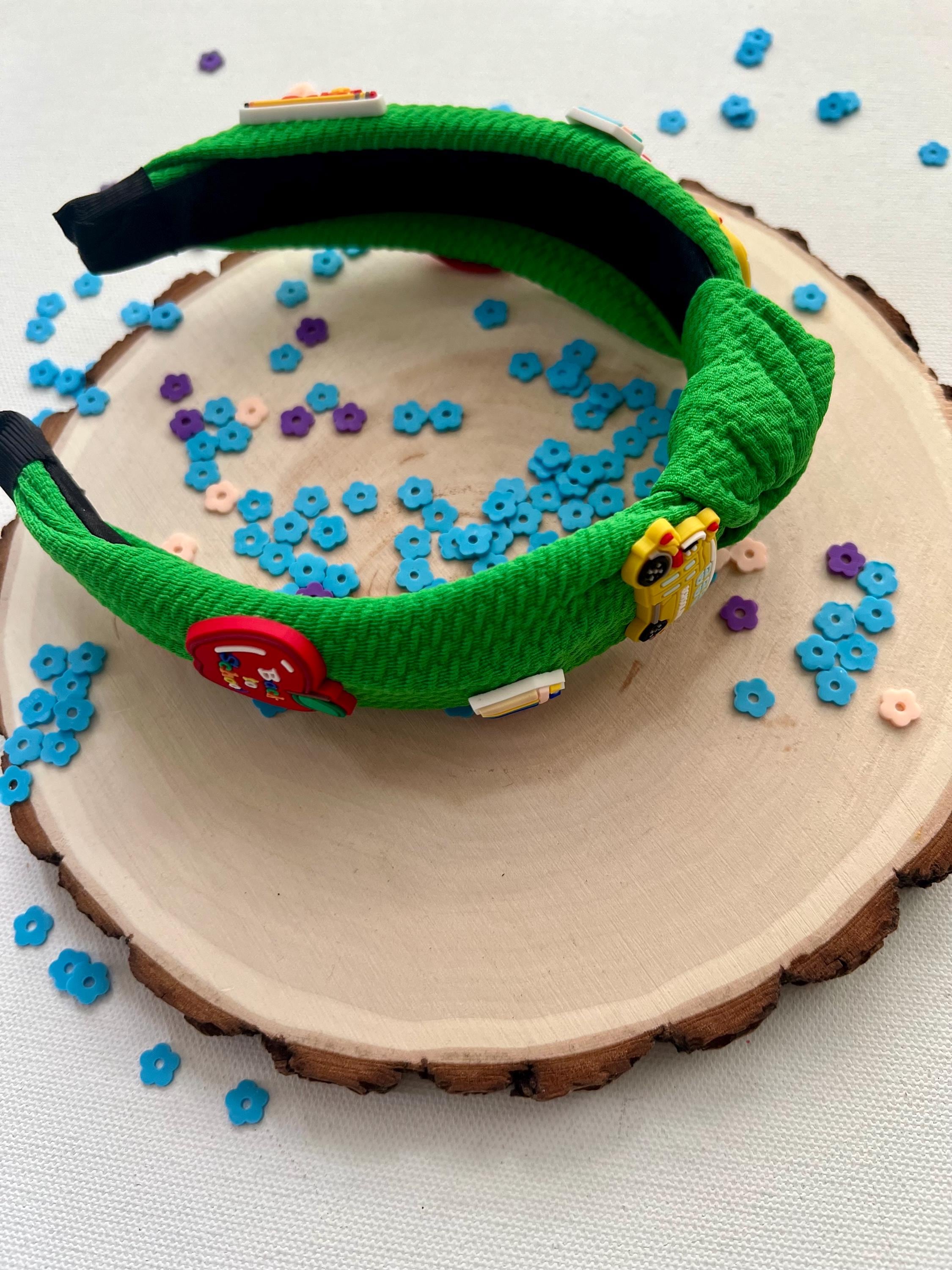 Back to school kids Knotted Charms Fsbric Headbands, view 12