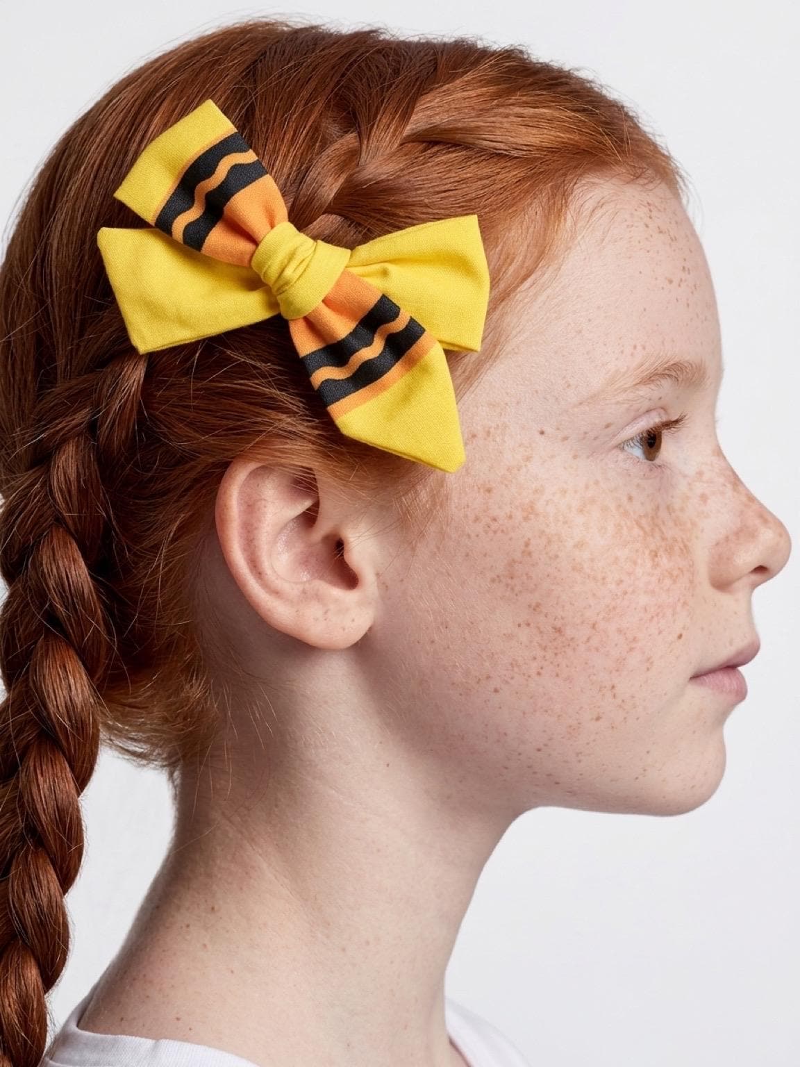 Crayon Hair Bow Collection Handmade Cotton Hair Clip Children'sBack-to-School