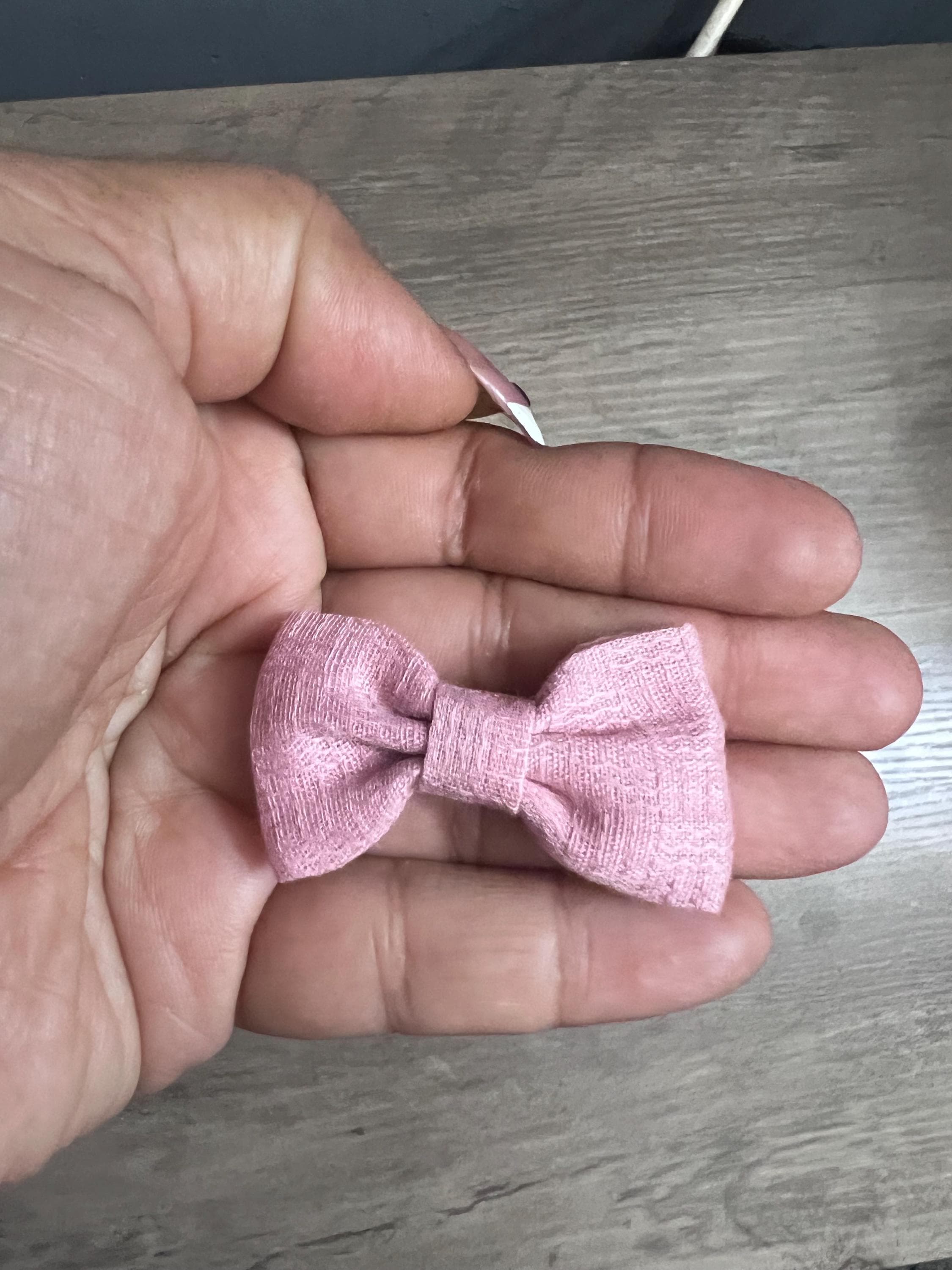 Custom Mini Hair Bows Set: Baby, Toddler, Choose Any Three Handmade Clips, view 11