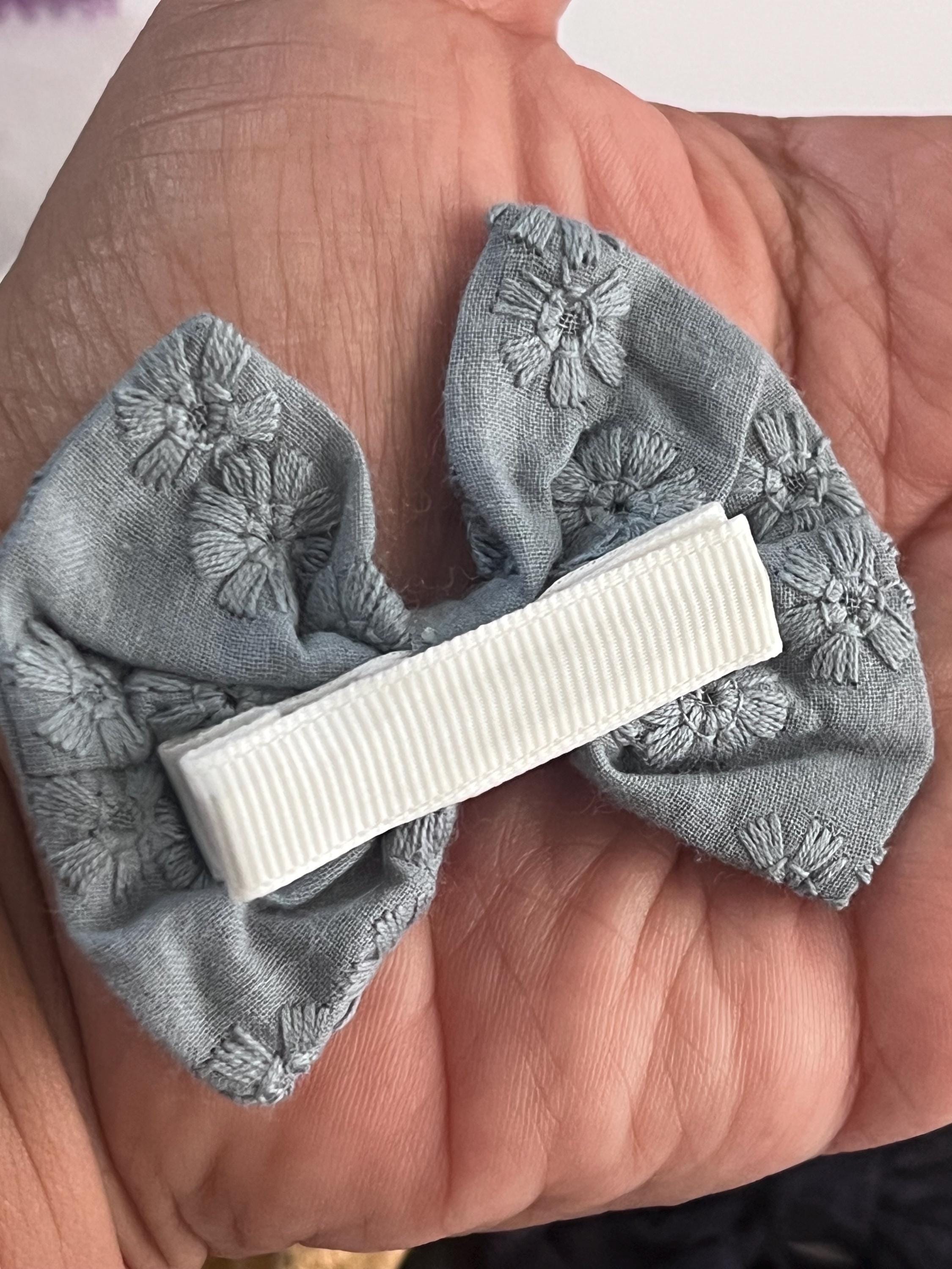 Fall Floral Embroidered Hair Bow Clips – Set of 2 | Baby & Girls Hair Accessories, view 8