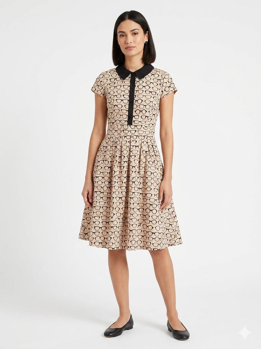 ModCloth "Fervor" dress Clear As A Day Off