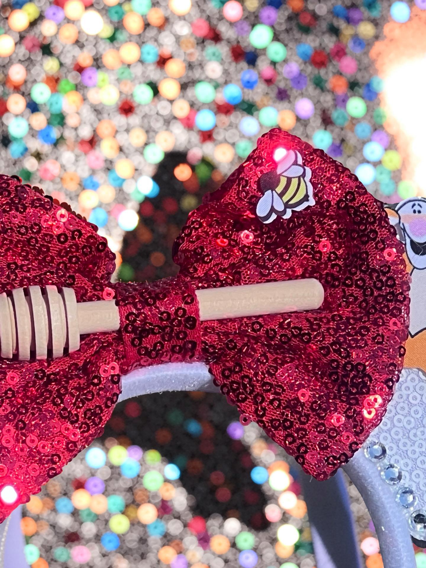 Winnie the Pooh and Friends Custom Sequin Mickey Ears For Disney Vacation For kids And Adults, view 6