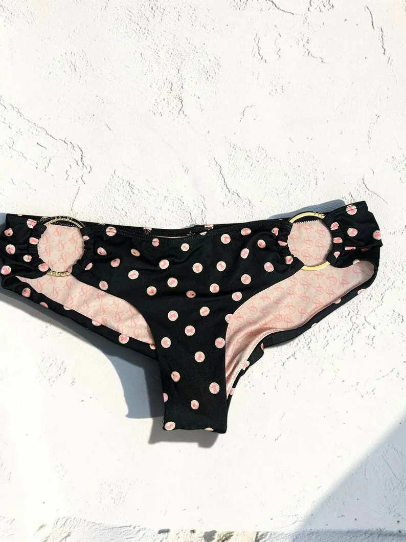 Vintage polka dot bikini bottom