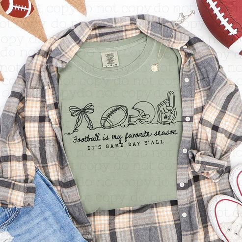 Football is my fav graphic T-shirt