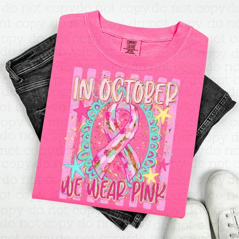 In October graphic T-shirt