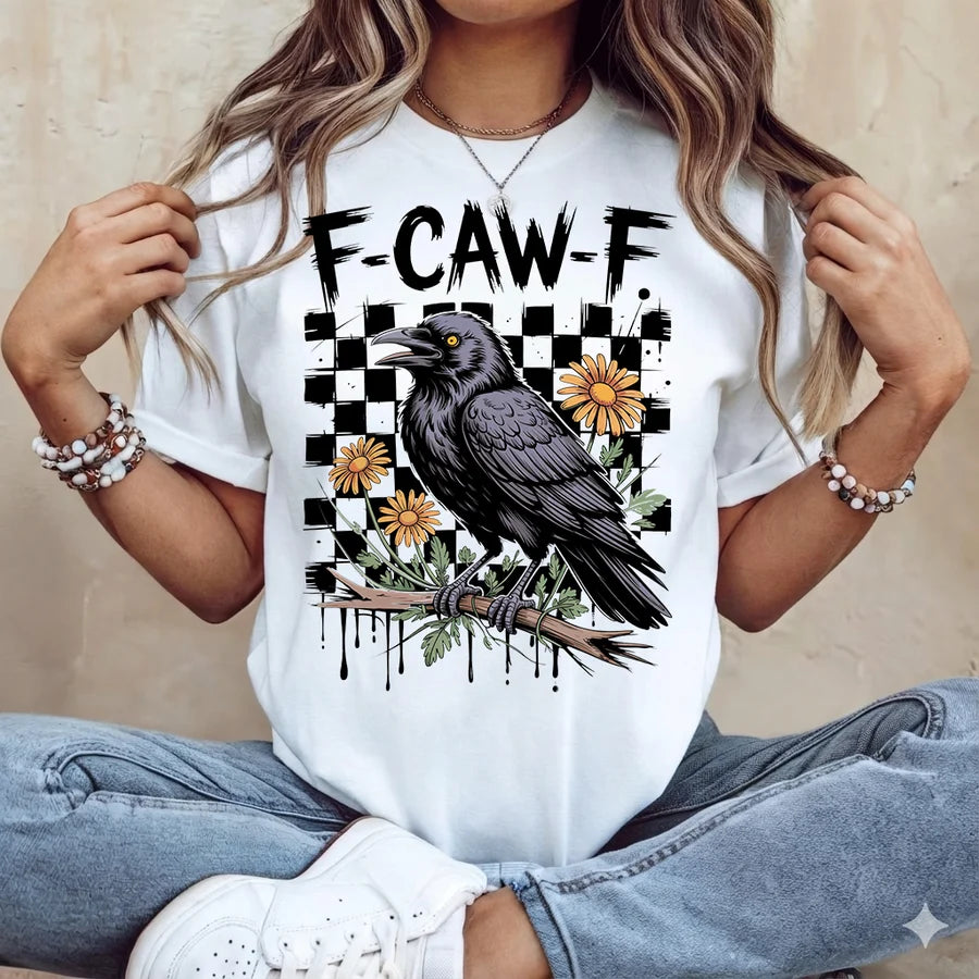 Raven speaks graphic T-shirt