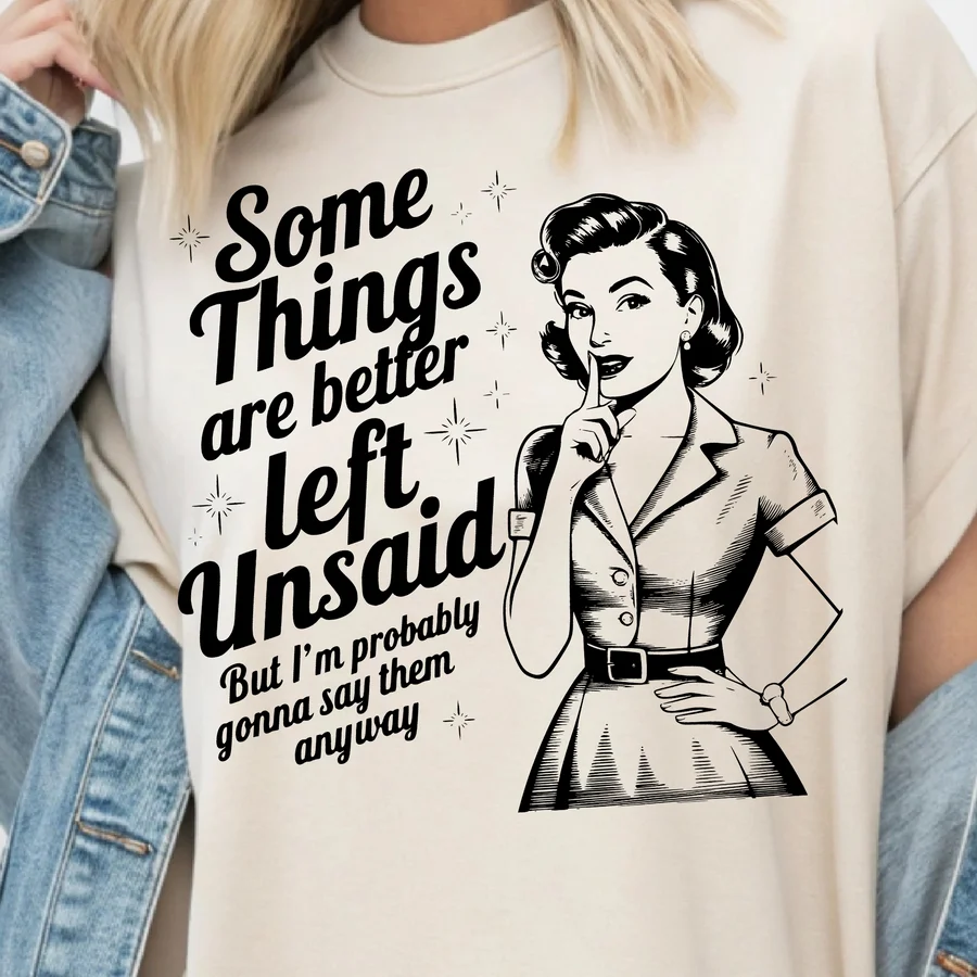 Shush graphic T-shirt