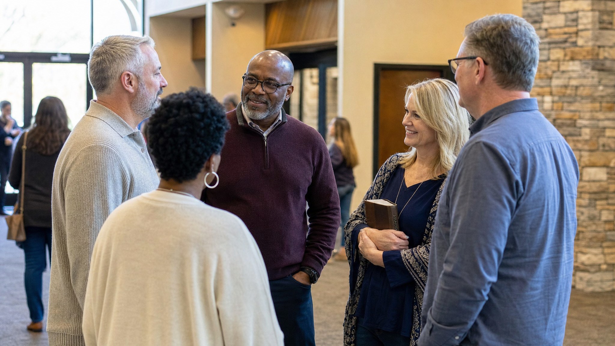 Church leader facilitating a planning conversation