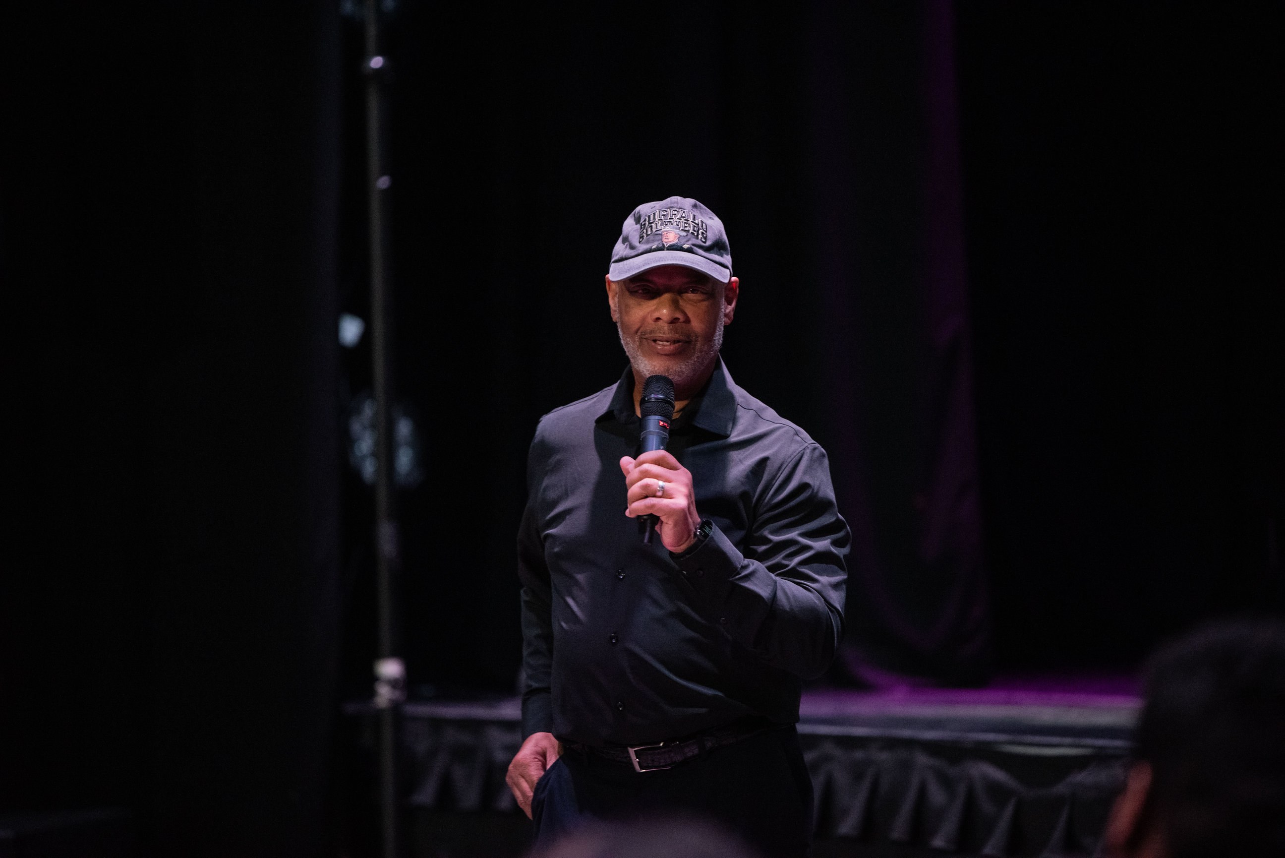 Stephen A. Robinson speaking at an event