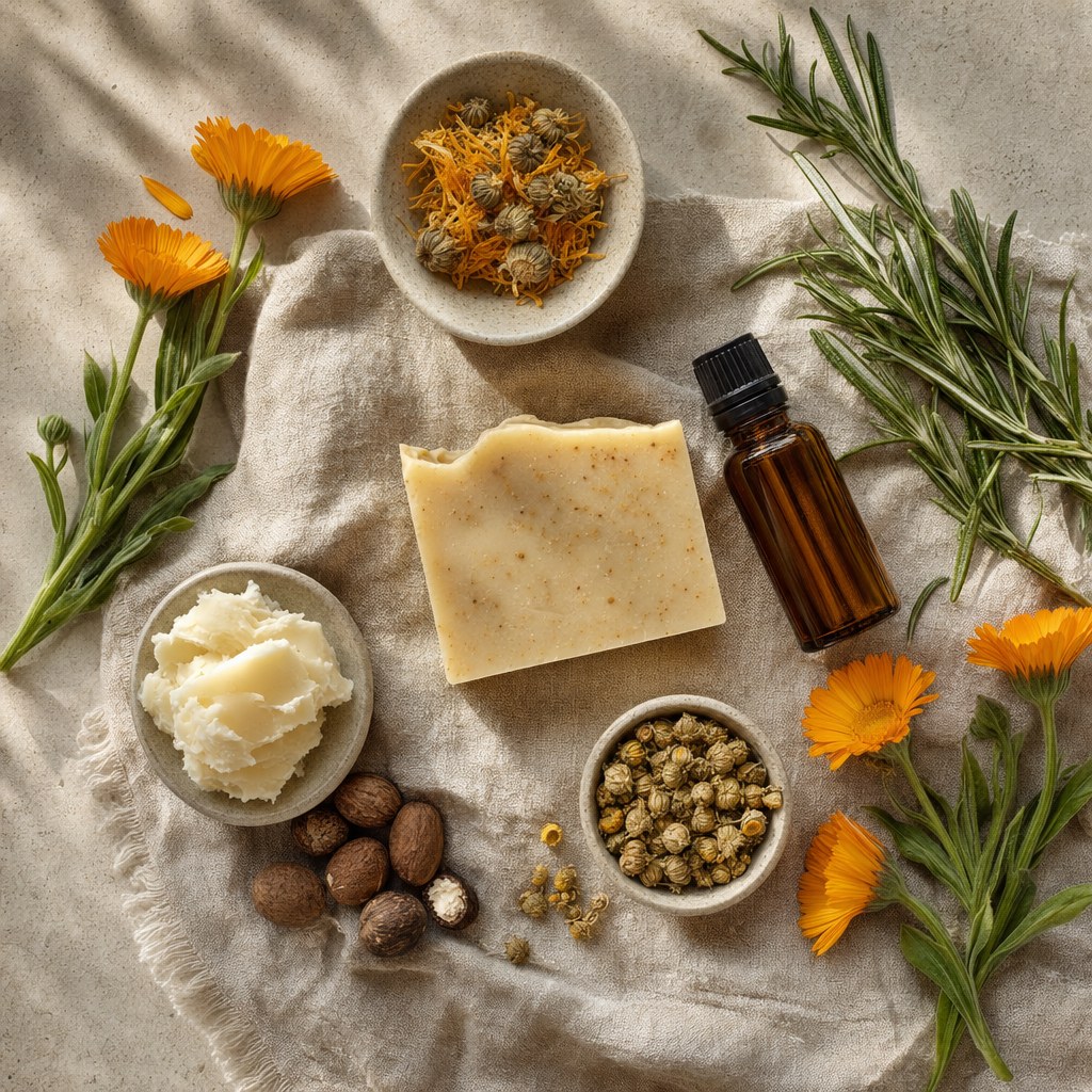 Botanical ingredients for handmade body care