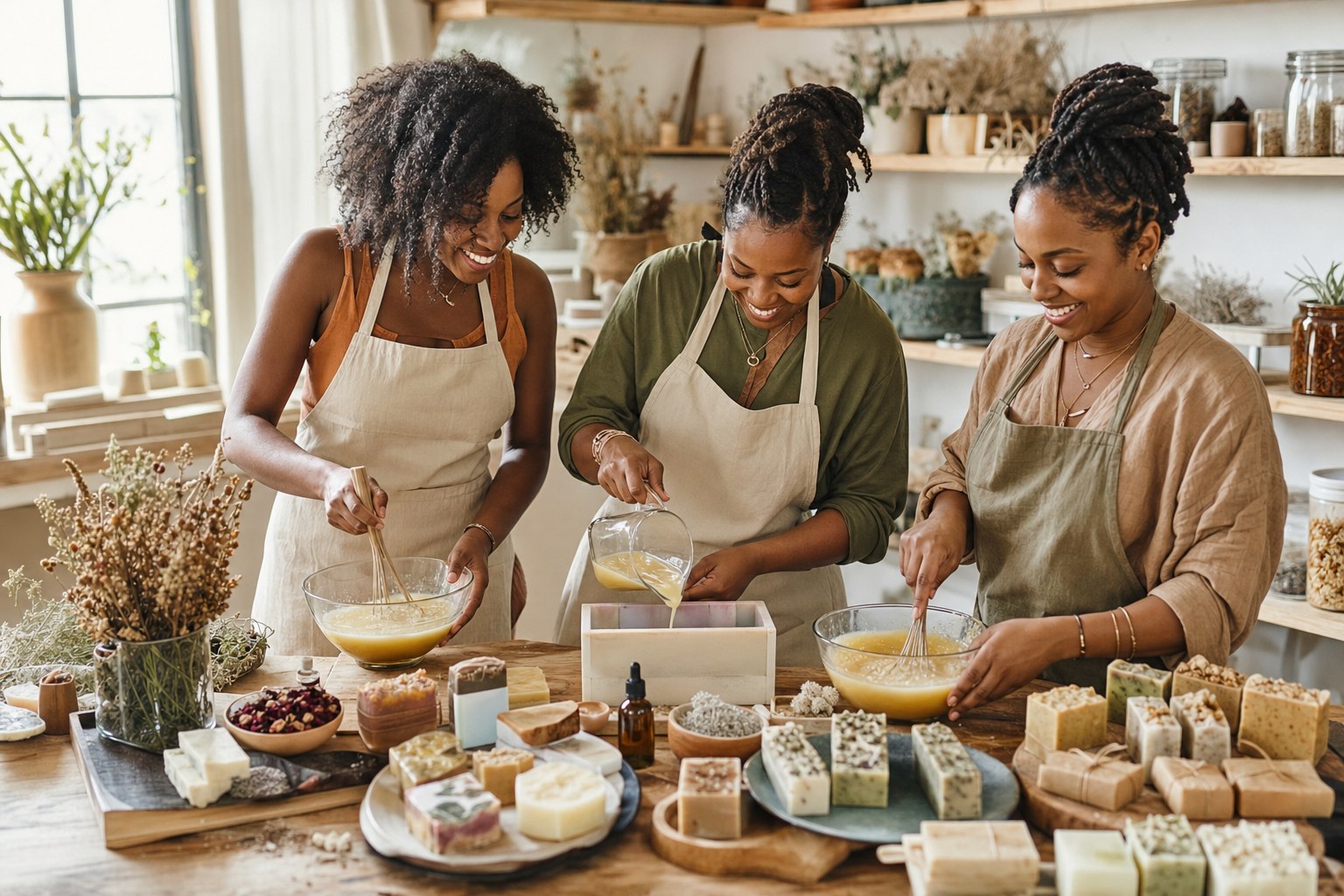 Botanical ingredients for handmade body care