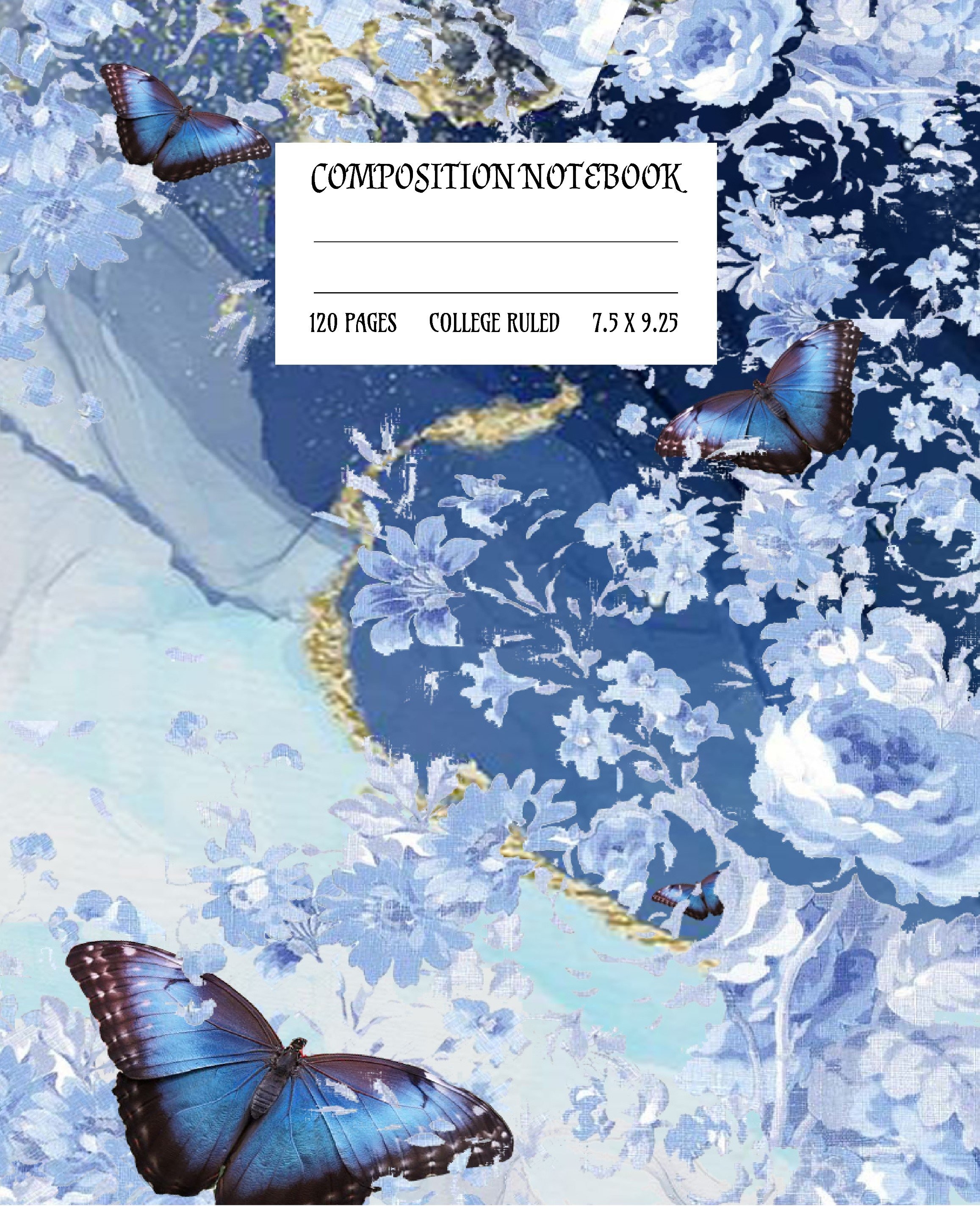 Cover of Composition Notebook: Imperial Indigo