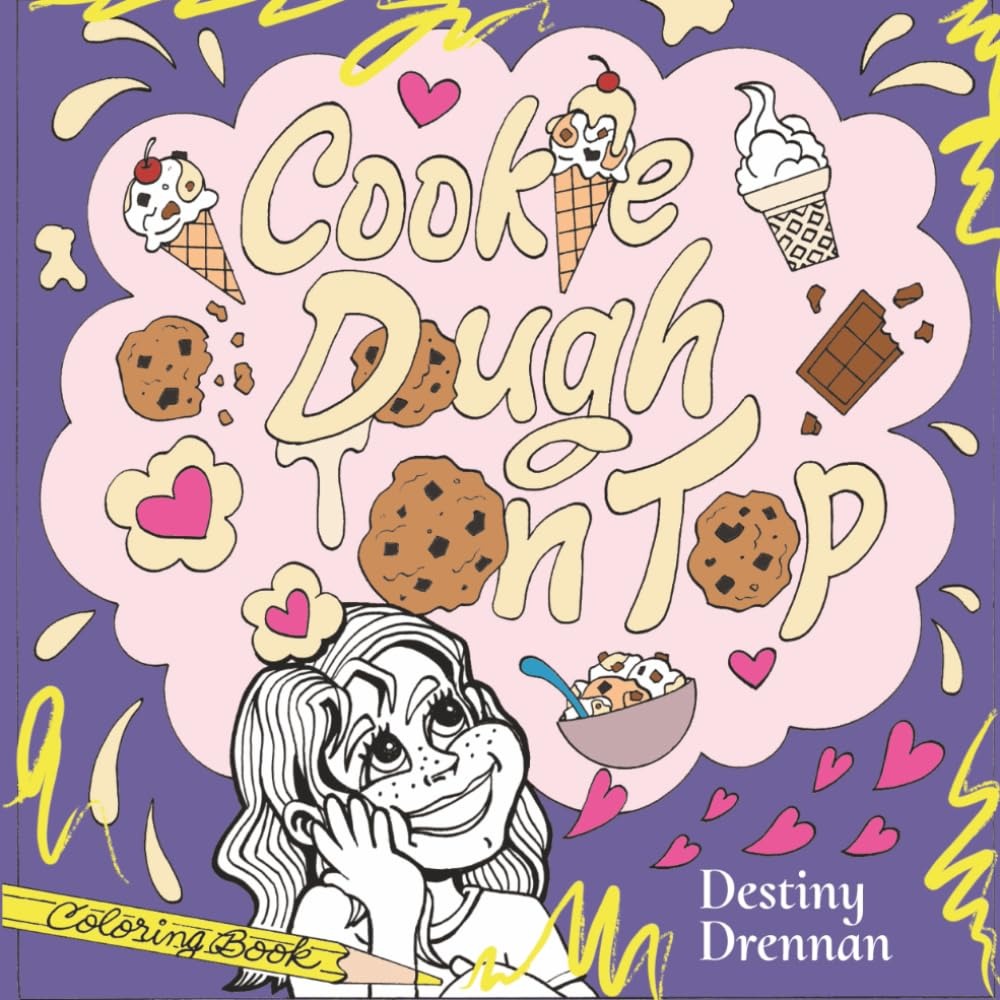 Cookie Dough on Top: Coloring Book book cover