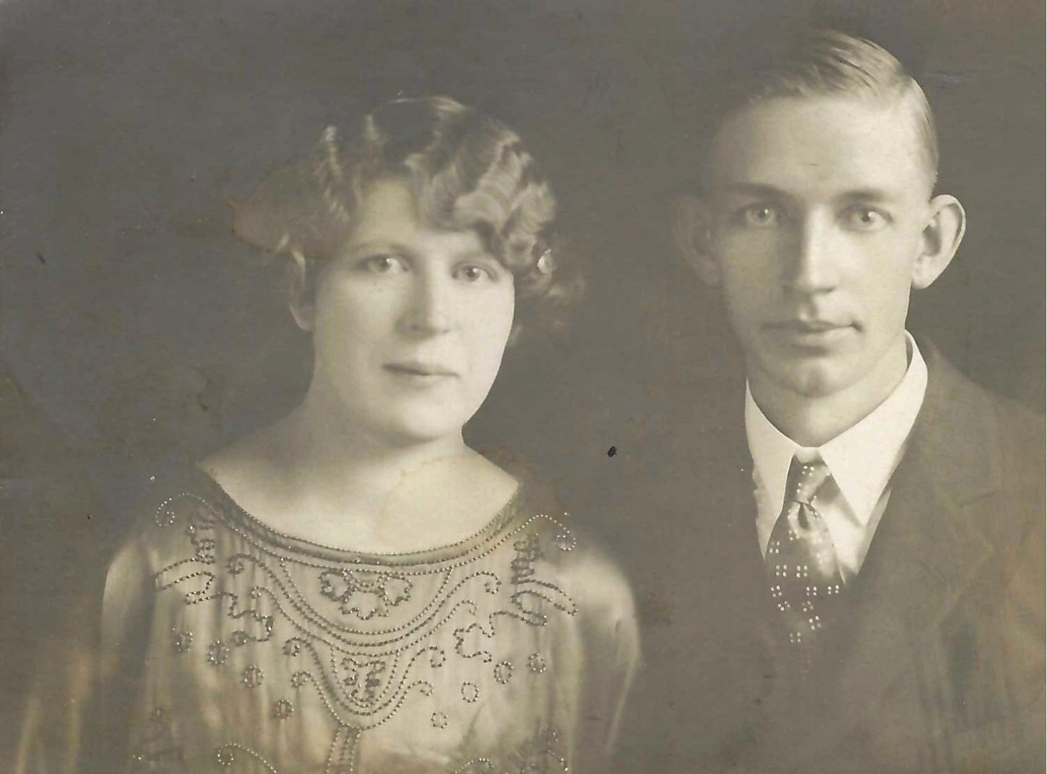 Bertha Johansen and Edward Johansen, Teressa’s grandparents.