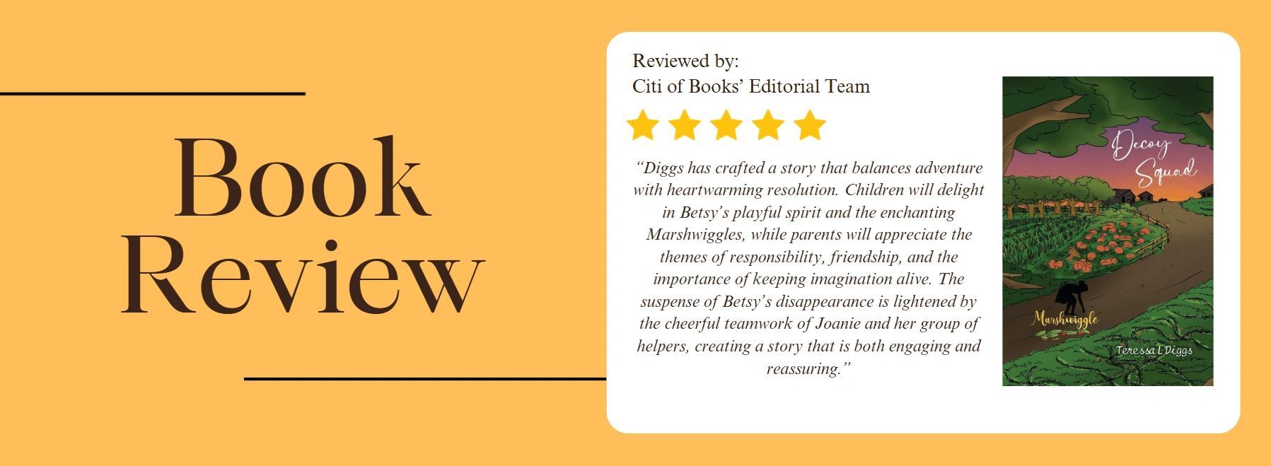 Five-star book review from Citi of Books’ Editorial Team.